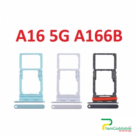Khay Sim Samsung Galaxy A16 5G SM-A166B Khay SIM gốc + Khay thẻ SIM, Khay thẻ Micro SD Linh Kiện Thay Thế